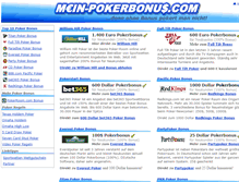 Tablet Screenshot of mein-pokerbonus.com